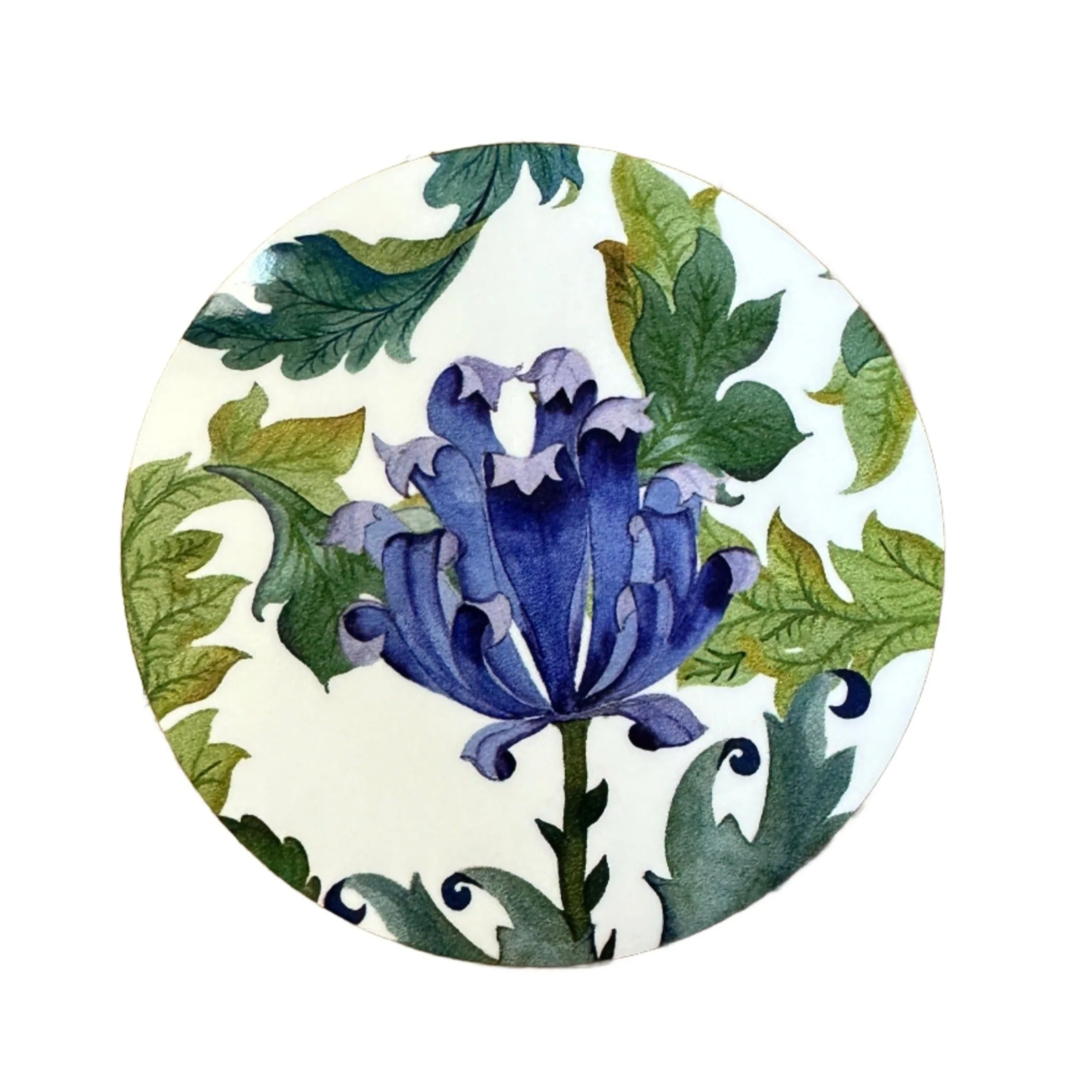 Floral Round Placemat & Coasters - Image 3