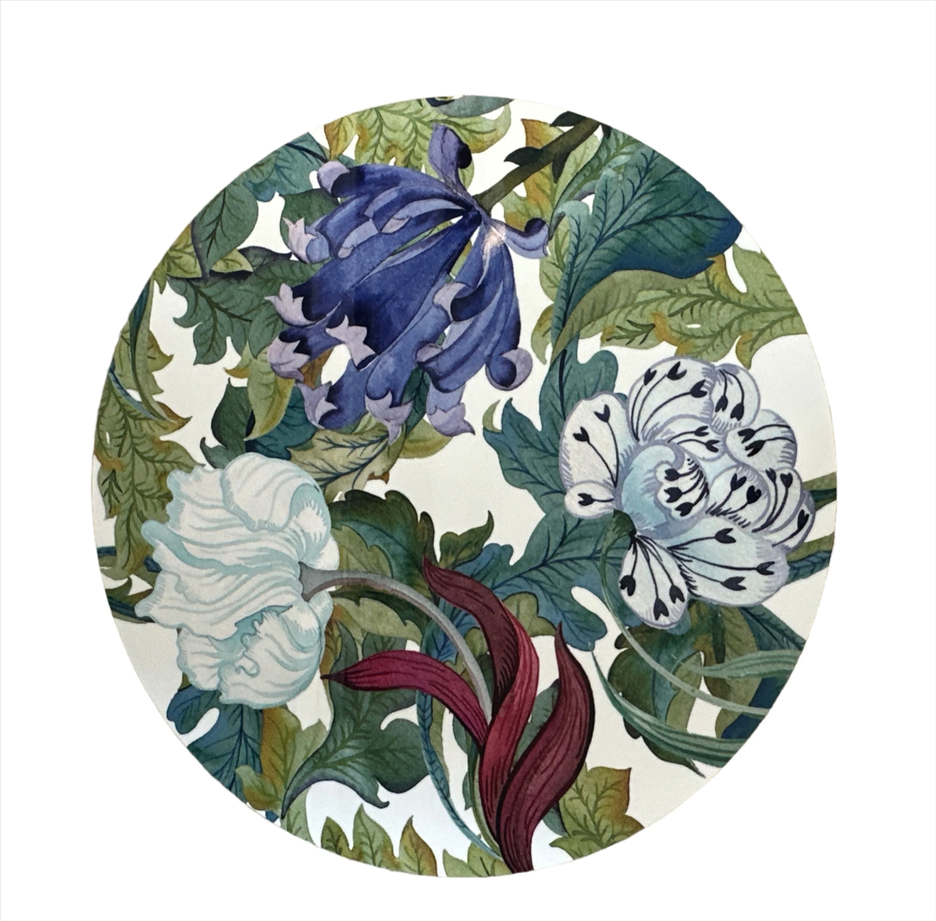 Floral Round Placemat & Coasters - Image 5