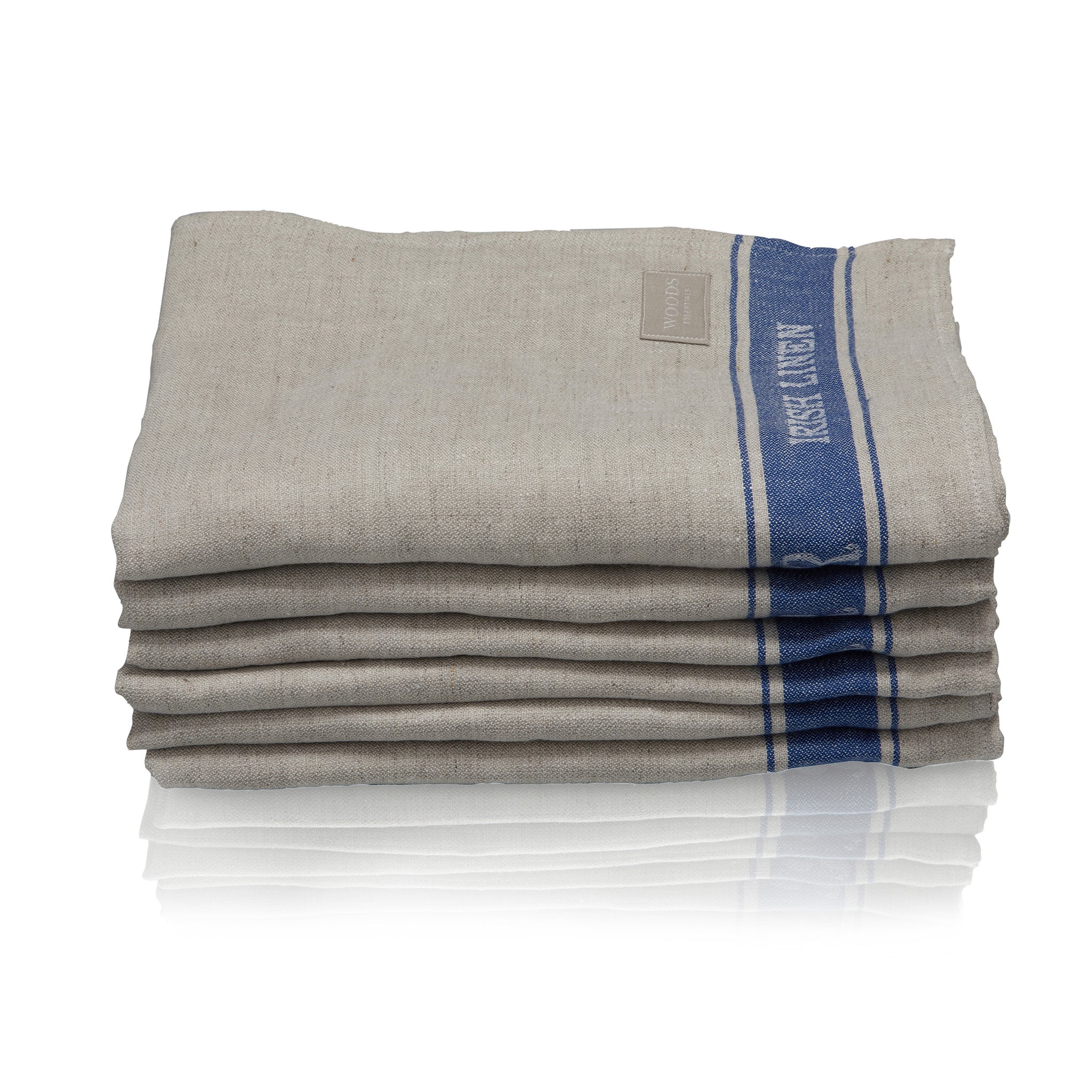 Woods Irish Linen Instant Dryer - Blue Stripe - Image 4