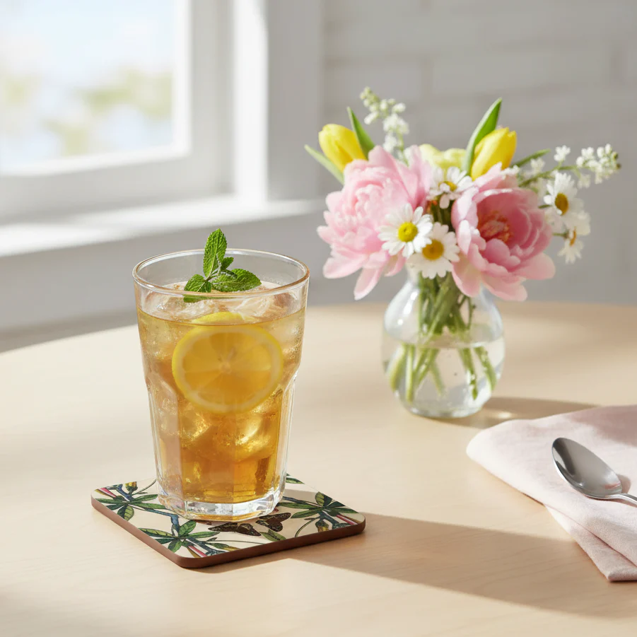 Yellow Flower Placemat & Coasters - Image 5